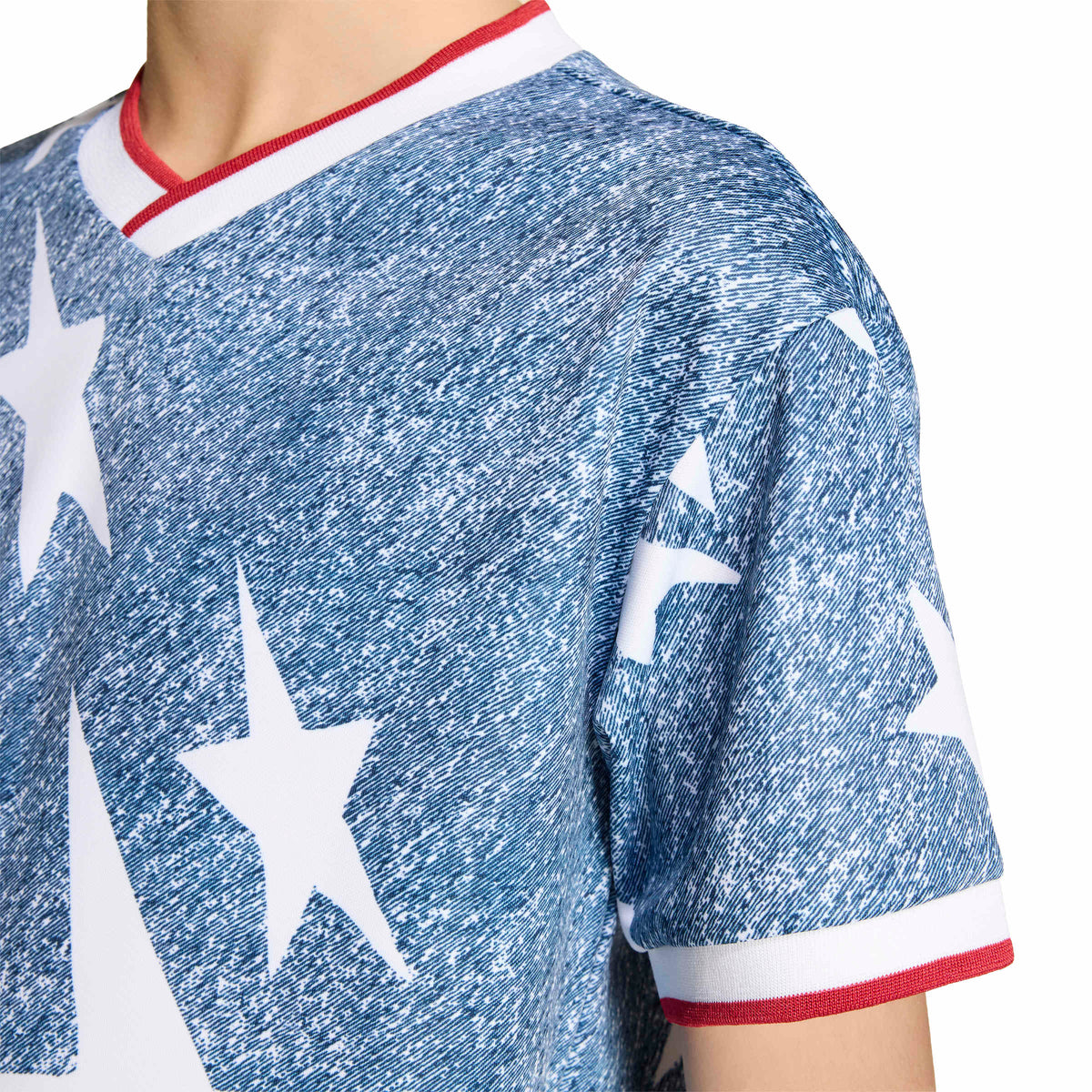 Adidas Kids Denim Graphic Jersey - Blue