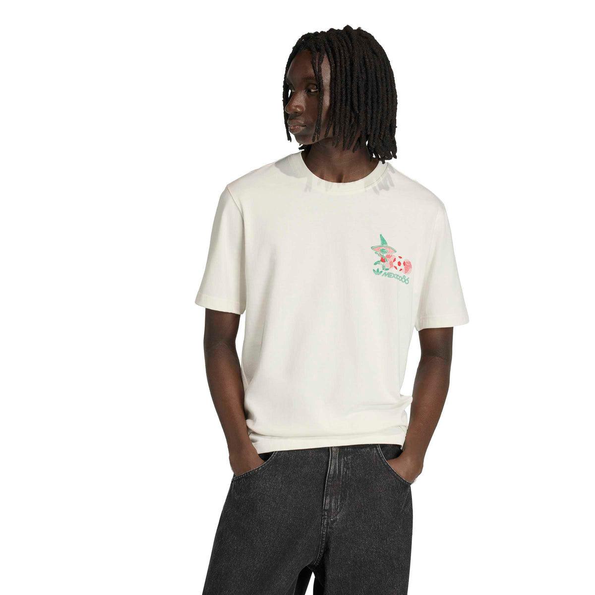 Adidas Mens Mascot Tee - Cloud White