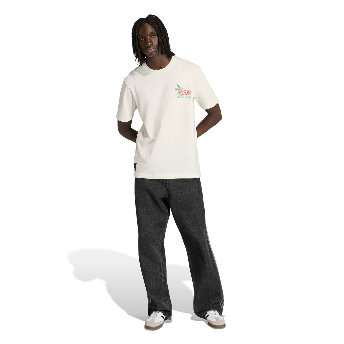 Adidas Mens Mascot Tee - Cloud White