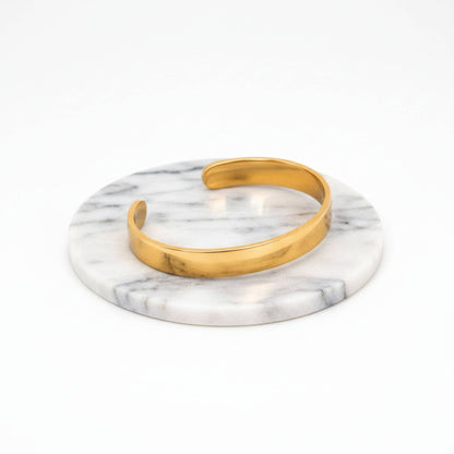 Wide Brass Cuff Bracelet | Kanga