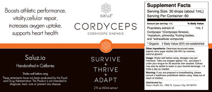 Cordyceps (Energy) Mushroom Tincture 2 oz.-1