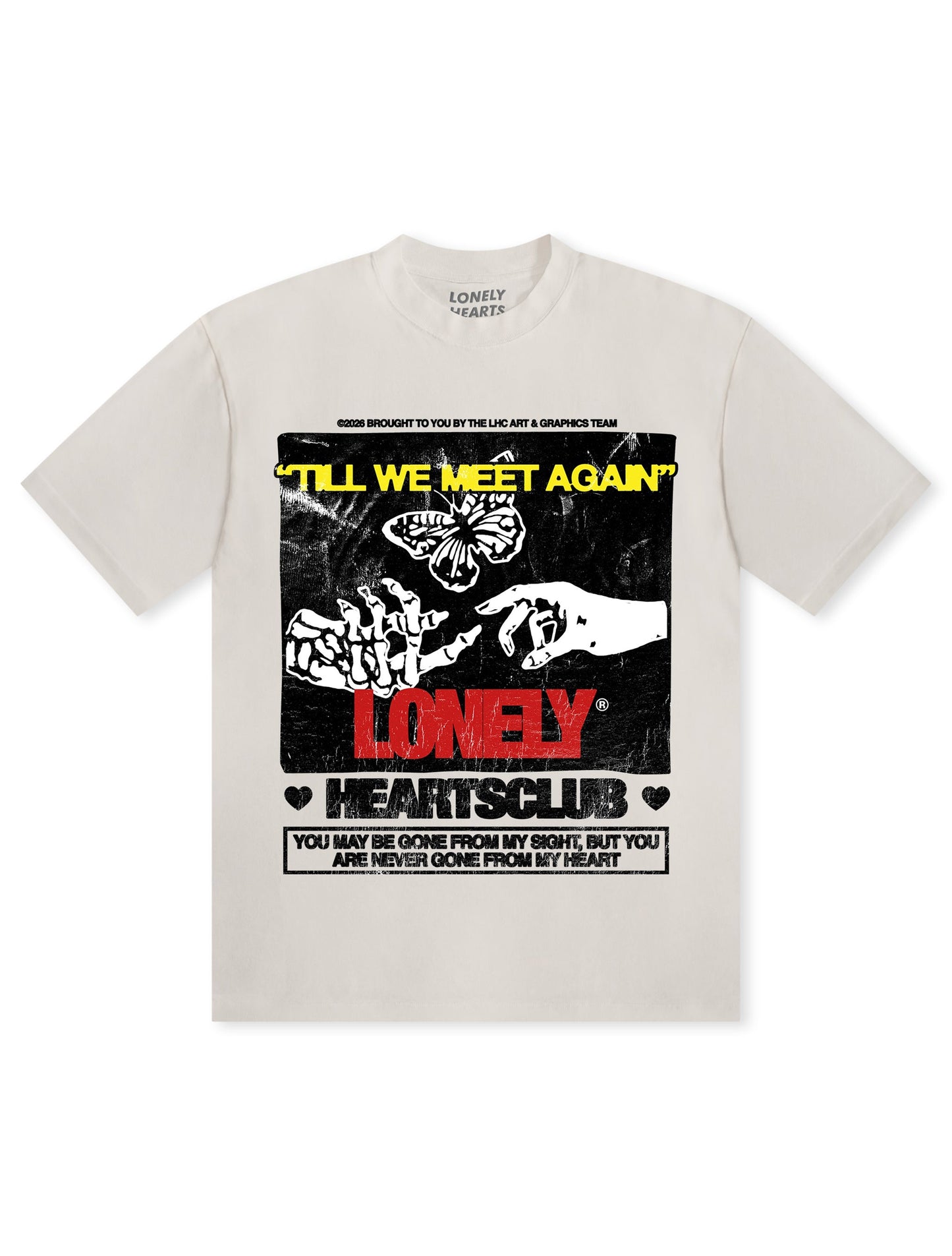 Lonely Hearts Club Till We Met Again Premium T-Shirt - Cream
