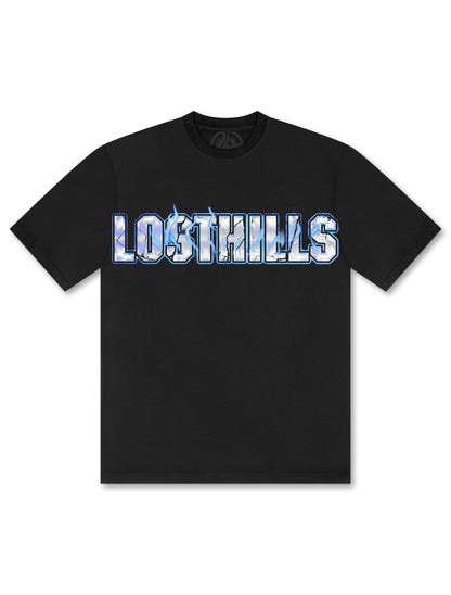 Losthills Inverted Logo Tee - Black