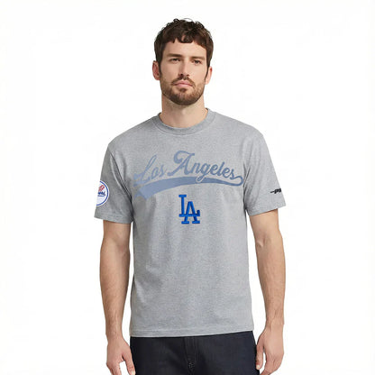 Pro Standard LA Dodgers Living Large Tee - Gray