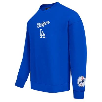 Pro Standard LA Dodgers Wingspan Drop Shoulder Crewneck - Royal Blue