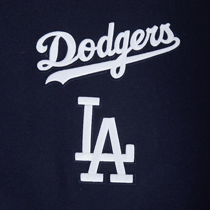 Pro Standard La Dodgers Wingspan Drop Shoulder Hoodie - Midnight Navy