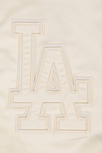 Pro Standard Los Angeles Dodgers Neutral Twill Jacket - Eggshell
