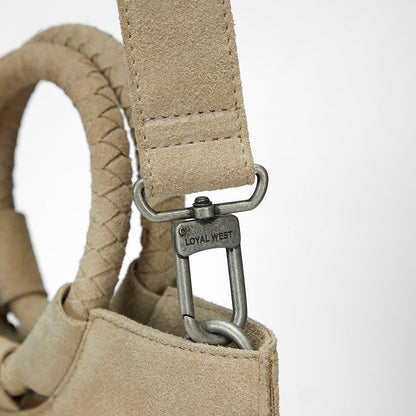 Loyal West SEDONA TASSLE BAG IN SUEDE LEATHER
