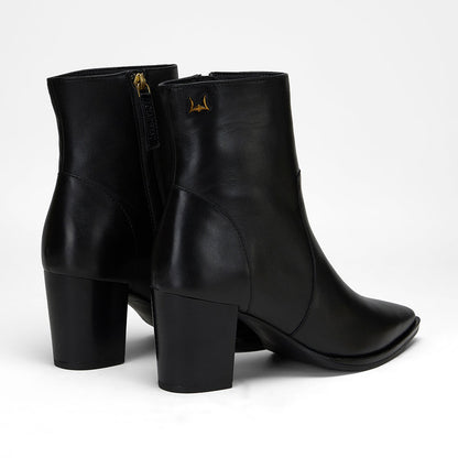 Loyal West POINTED LEATHER BOOTIES