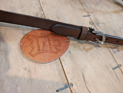 Leather One Ear Headstall with Quick Change Snaps