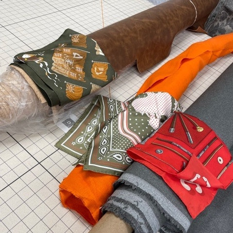 Flots du Cheval Silk Scarf Pillow Cover 28"