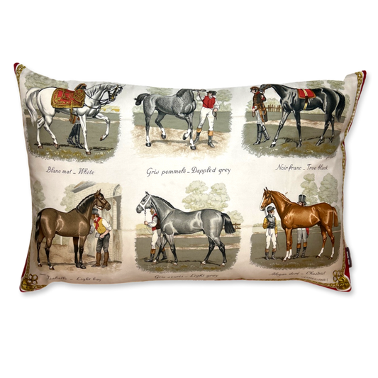 Robes Vintage Silk Scarf Lumbar Pillow 30"