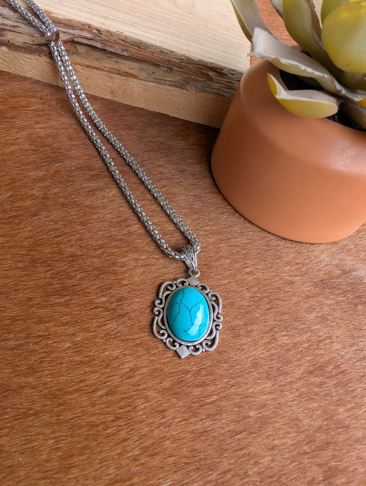 Women's Turquoise Necklace – Bohemian Western Jewelry