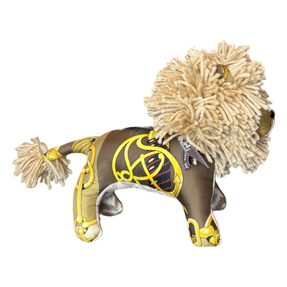 Cliquetis Vintage Silk Scarf Courageous Lion