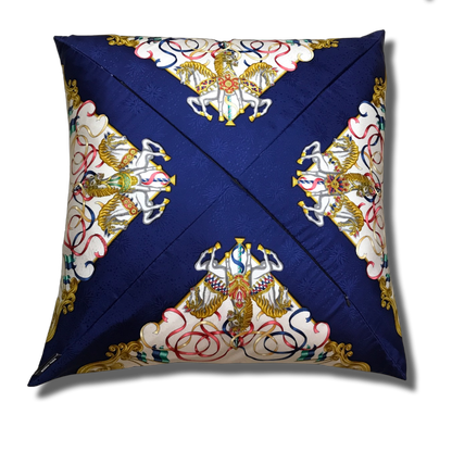Luna Park Vintage Silk Scarf Pillows 24"