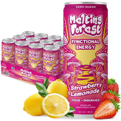 Mushroom Energy Drink 12 Pack - Strawberry Lemonade
