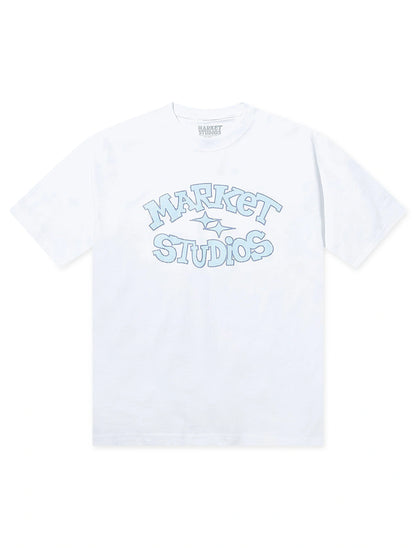 Market Studios Smiley Old School Tee - White