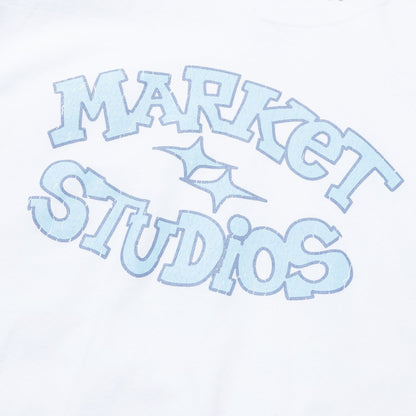 Market Studios Smiley Old School Tee - White