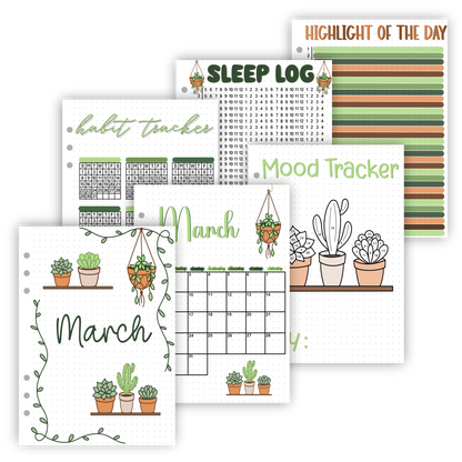 Premade Bullet Journal Spreads | 2026 Full Year