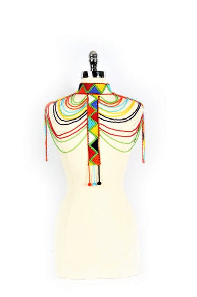 Maridadi Short Beaded Body Adornment 03