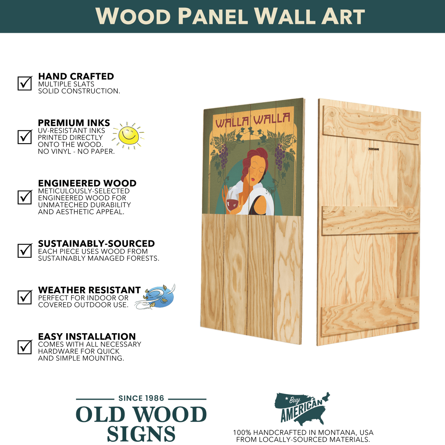 Landmark Horse Riding Custom Signs: Cream & Green - Wall Decor