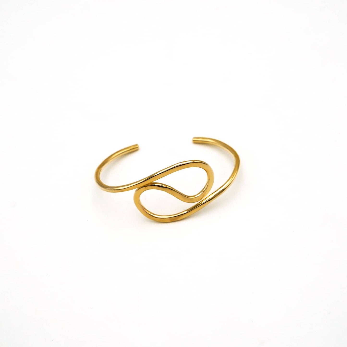 Spiral Wrap Brass Bracelet | Milele