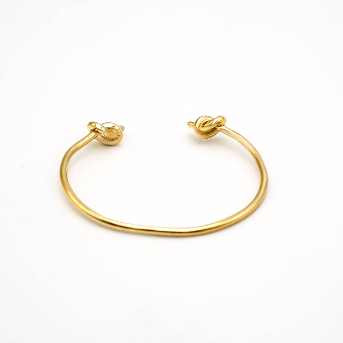 Double Knot Brass Cuff Bracelet | Mji