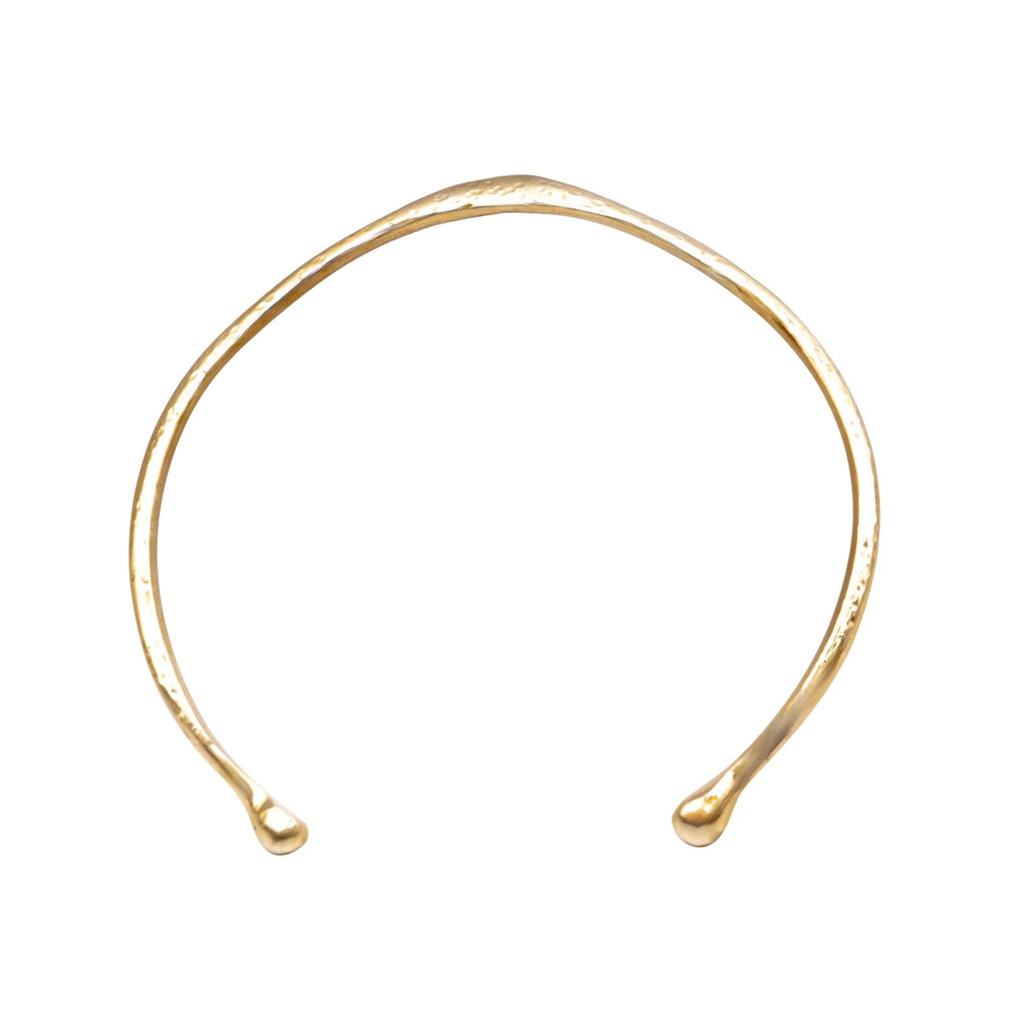 Wide Neck Cuff Brass Choker Necklace for Women | Msala