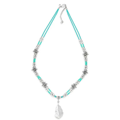 Myra Mesa Feather Pendant Necklace