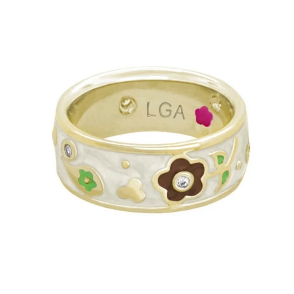 Daisy Love Band Ring — Wildflower