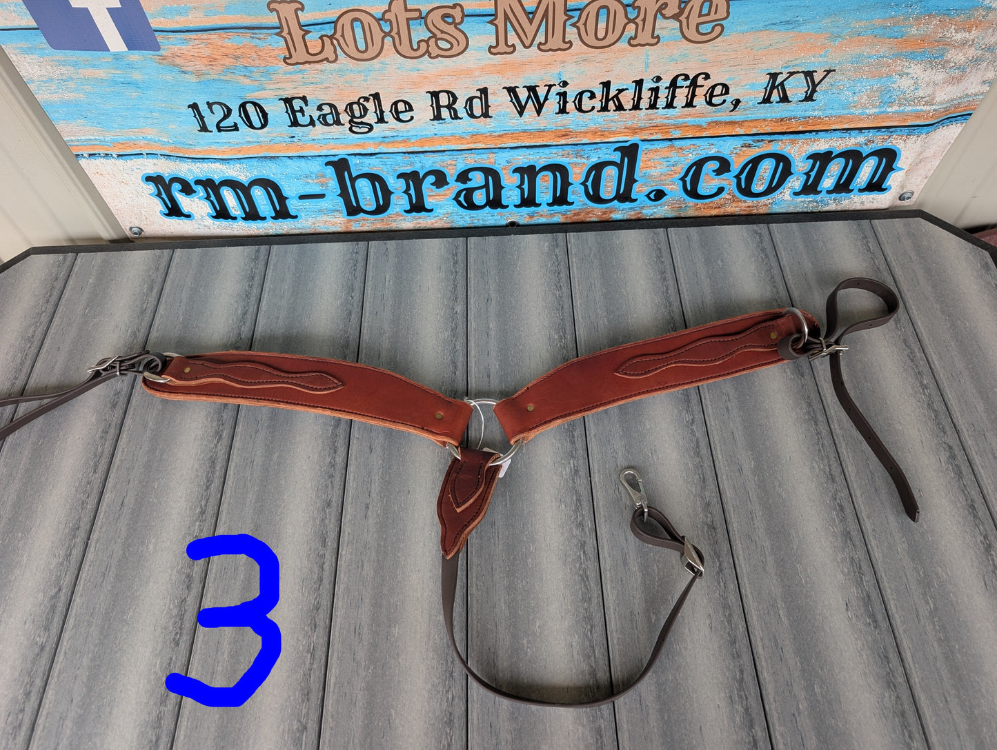 Genuine Leather Breast Collar – USA Made with Biothane Straps