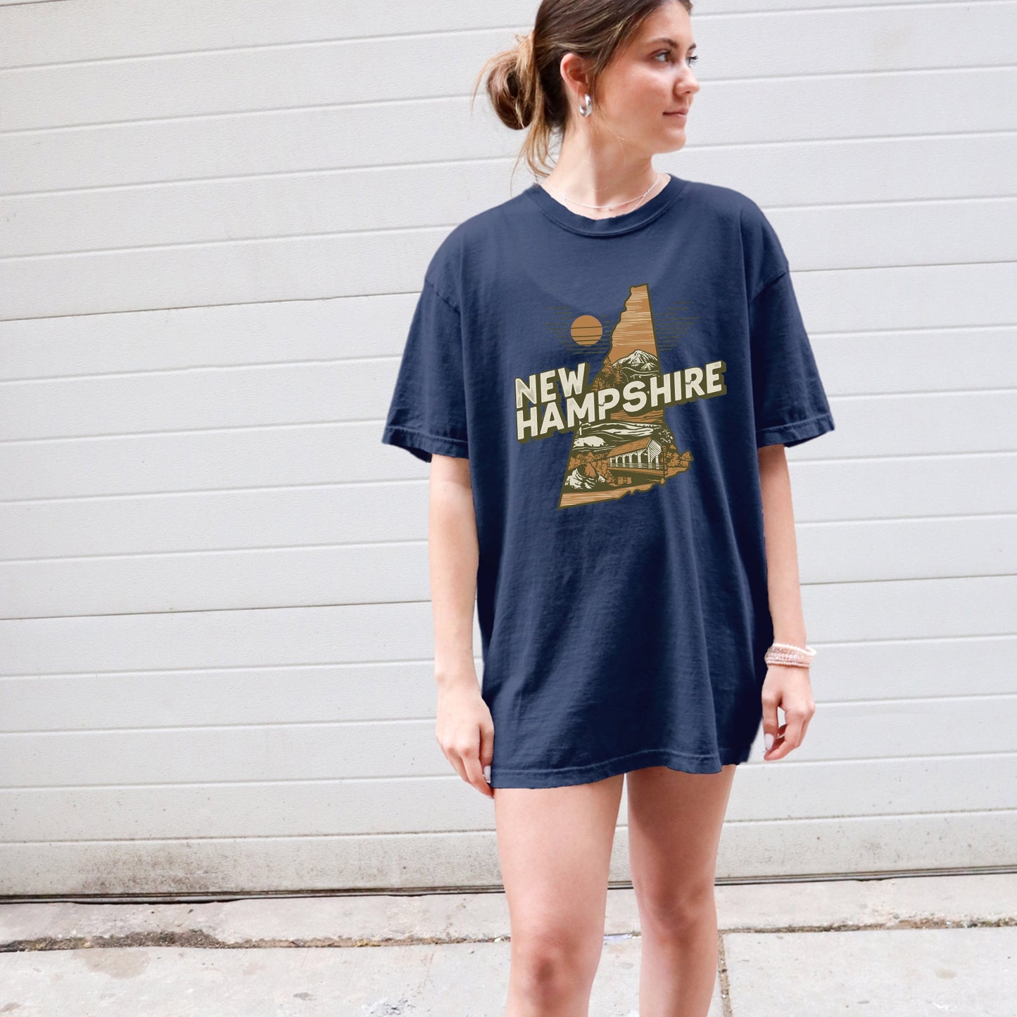 New Hampshire State Vintage Shirt