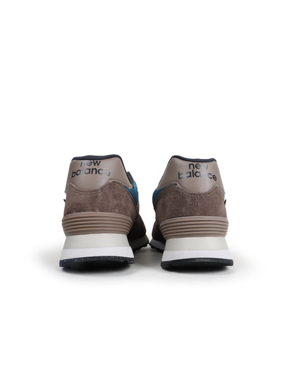 New Balance Men's 574 - Brown/Blue