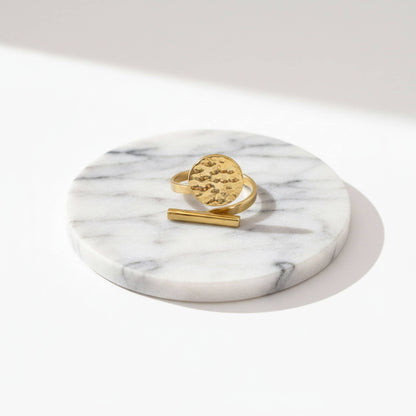 Hammered Open Ring | Nuru