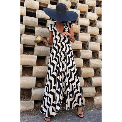 Casual Dress Holiday Women Loose Big Hem Dress for Women
