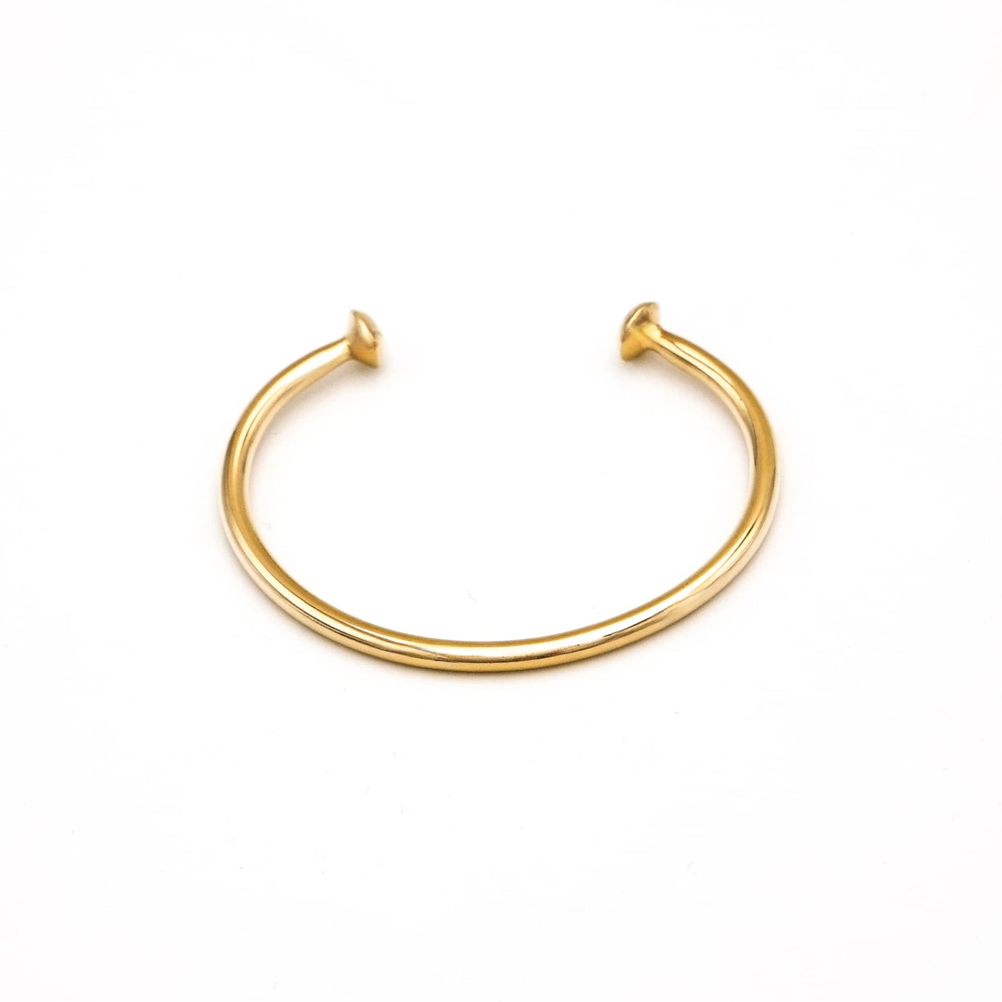 Double Dot Brass Cuff Bracelet | Zari