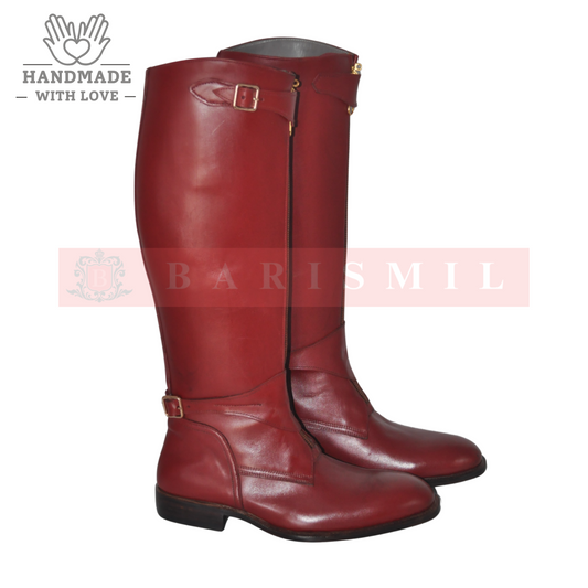 Equestrian - Oxblood Leather Riding Boots