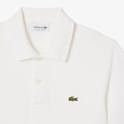 Lacoste Mens Light Pique Polo - White