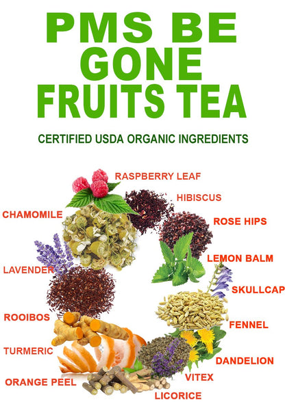 Secrets of Tea PCOS & PMS Herbal Support Tea for Women – Wellness &