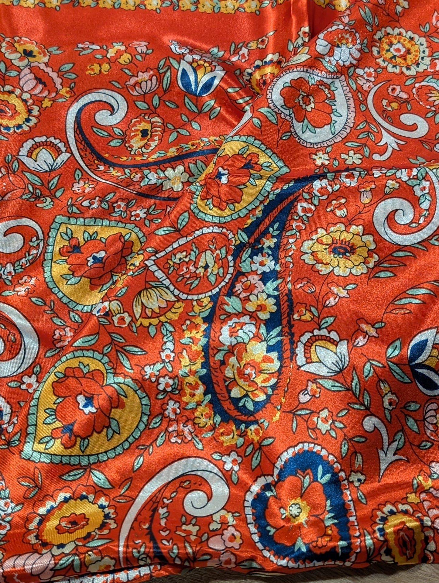 Western Wild Rag – 35" Soft Polyester Scarf for Rodeo & Weekend Style