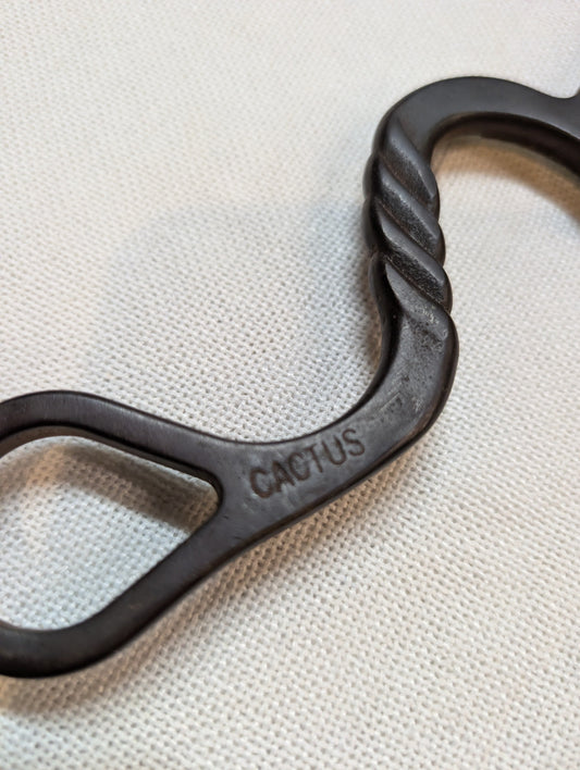 Cactus Saddlery Ported Correction Bit with Engraved Cheeks