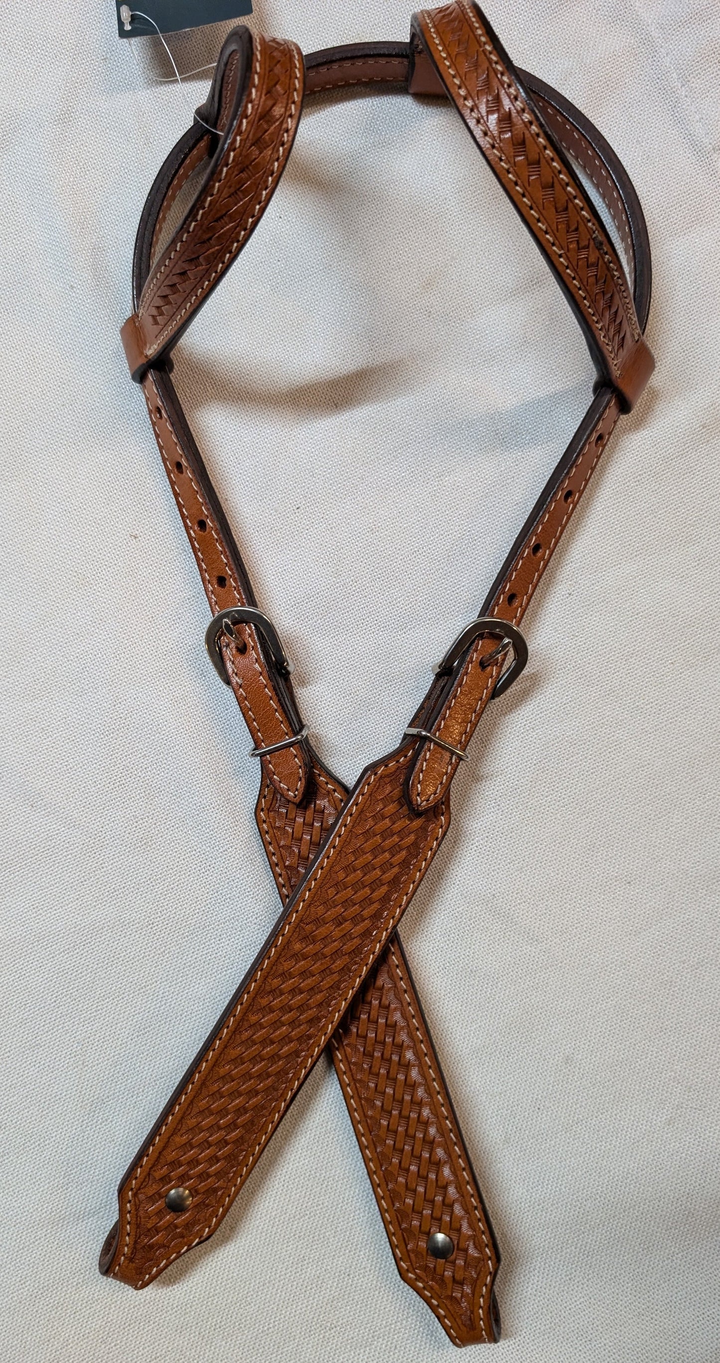 Silver Royal Bodie Double Ear Headstall- Full Horse