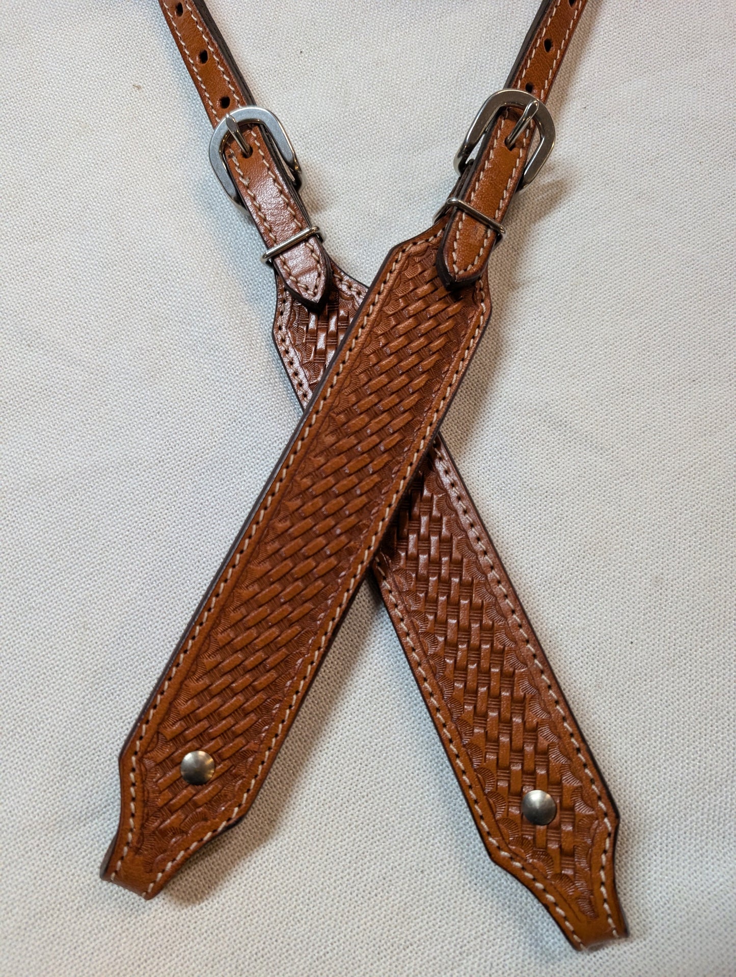 Silver Royal Bodie Double Ear Headstall- Full Horse