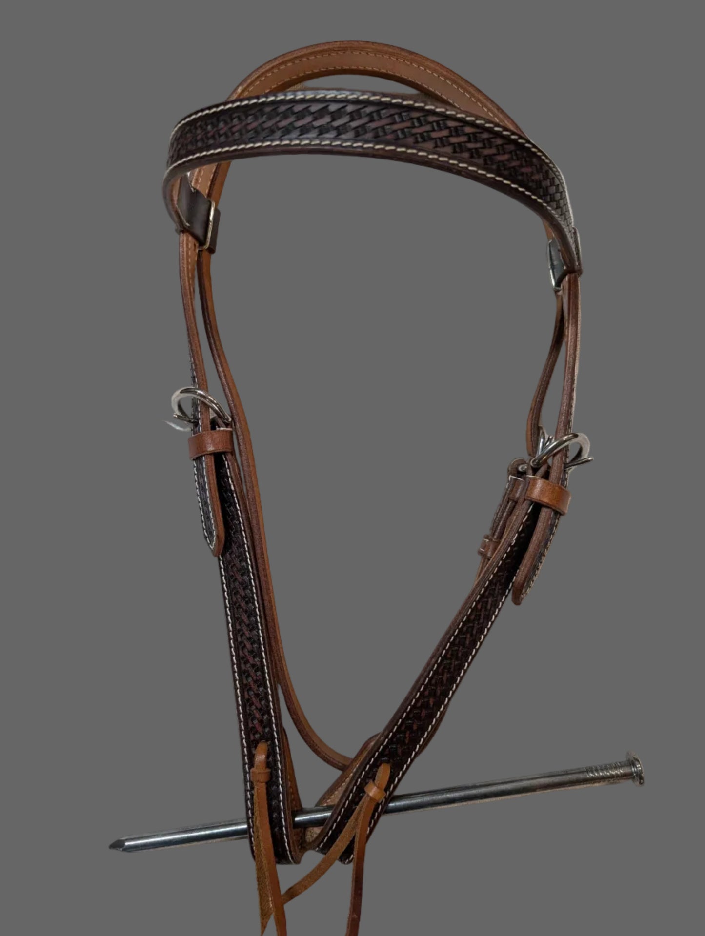 Buffalo Brand Leather Horse Headstall – Classic Western Style