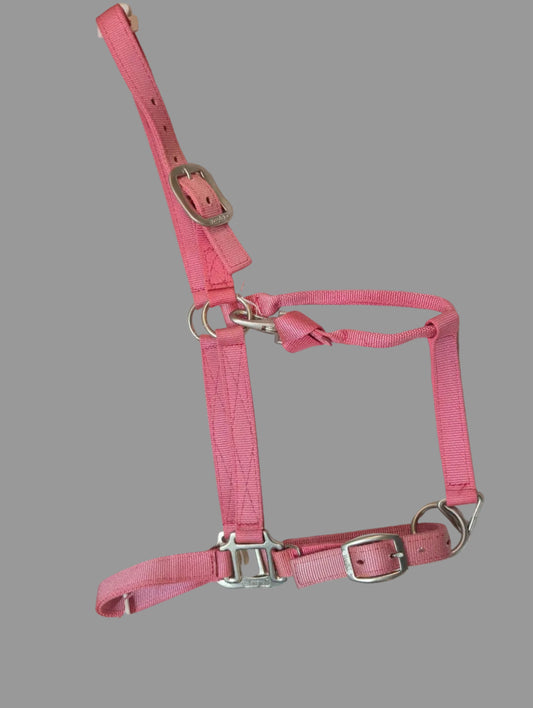 Tough-1 Premium Nylon Horse Halter with Quick-Snap – Fits 800–1100 lb Horses