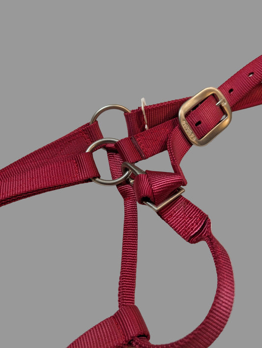 Tough-1 Premium Nylon Horse Halter with Quick-Snap – Fits 800–1100 lb Horses