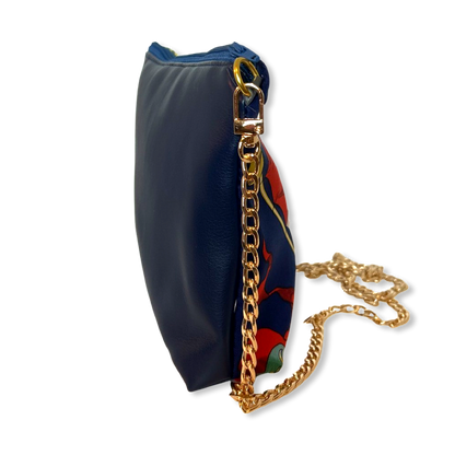 Pavois Vintage Silk Scarf Crossbody Bag