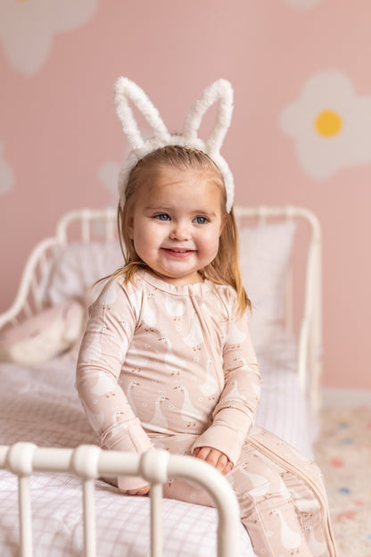 Silly Goose on the Loose Bamboo Zippy Romper