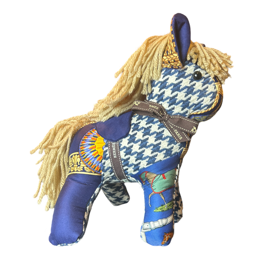 Vintage Silk Scarf Noble Pony
