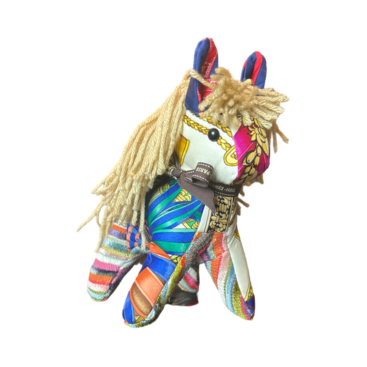 Vintage Silk Scarf Noble Pony